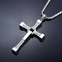 Форсаж ожерелье Dominic Toretto кулон крест со стразами цепочка мужские модные украшения крест торетто