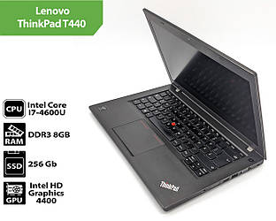 Ноутбук Lenovo ThinkPad T440 (14"/Intel Core I7-4600U / 8Gb / SSD 256Gb)