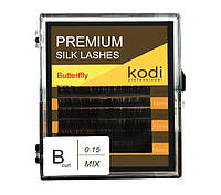 Вії Kodi B 0.15 (6 рядів: 14/15/16 мм), Butterfly