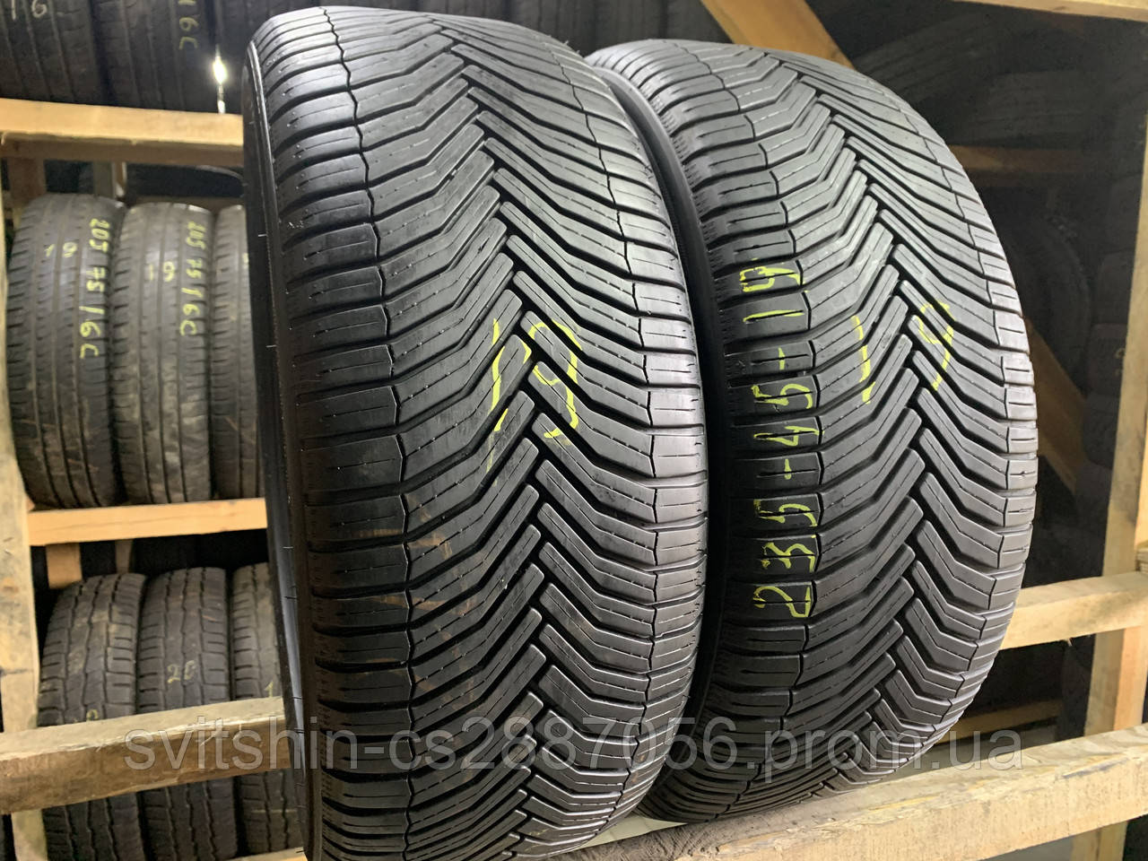 Літні шини 235/45R19 Michelin CrossClimate 5.5-6мм, фото 1