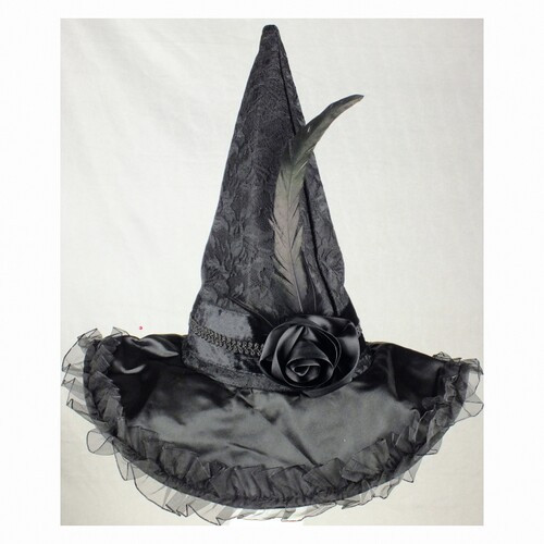 Колпак "Ведьмочка" черный на Хэллоуин - фото 1 - id-p157222696