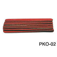 Пилочка одноразовая красная 11,5 см PKO-02 YRE, 10 шт