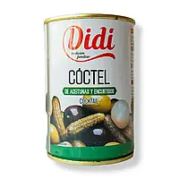 Оливки-коктейль с корнишонами и луком DiDi Coctel De Aceitunas y Encurtidos 280г Испания