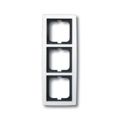 Рамка 3 посту ABB Busch Jaeger Solo 1723-84 Студійний білий (2CKA001754A4111)