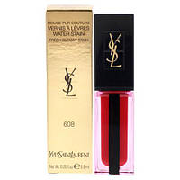 Блеск тент для губ Yves Saint Laurent Vernis A Levres Water Stain Fresh glossy stain 608