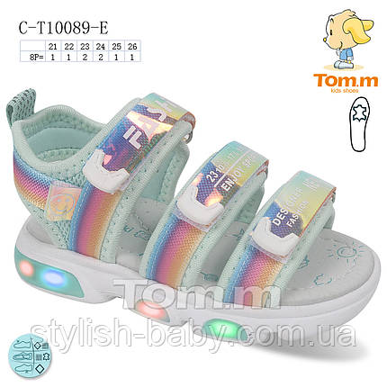 Дитяче літнє взуття гуртом. Дитячі босоніжки 2023 бренда Tom.m для дівчаток (рр. з 21 по 26), фото 1