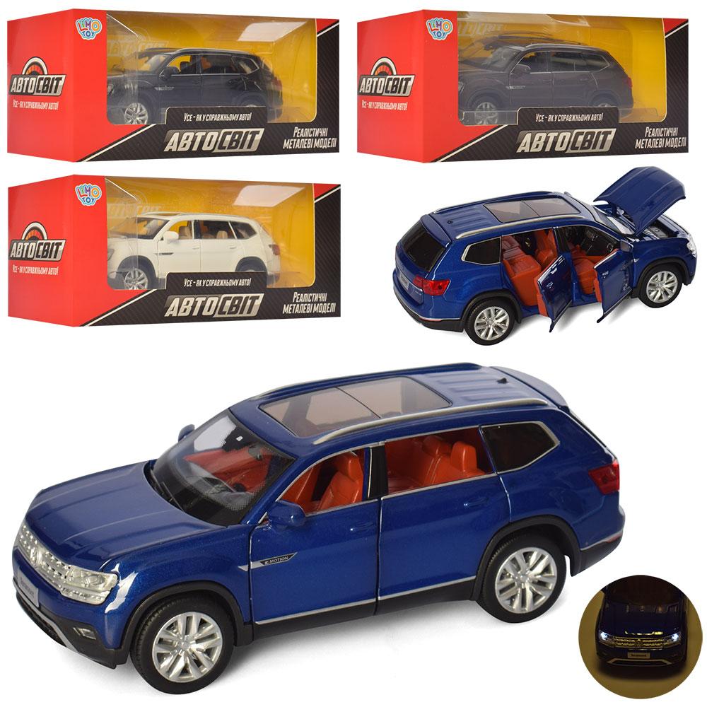 Іграшкова Машинка Volkswagen АвтоСвіт (4 кольори, звук, світло, відчиняються двері, на батарейках) AS-2709, фото 1