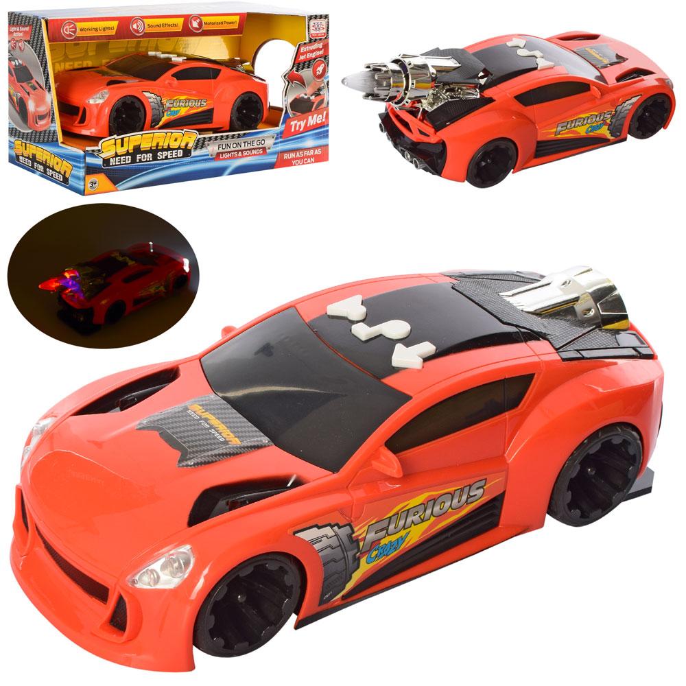 Дитяча іграшкова машинка (музика, світло, на батарейках) WS8972, фото 1