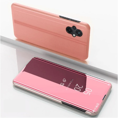 Чохол-книга Mirror для Xiaomi Poco M5 Дзеркальна Рожевий