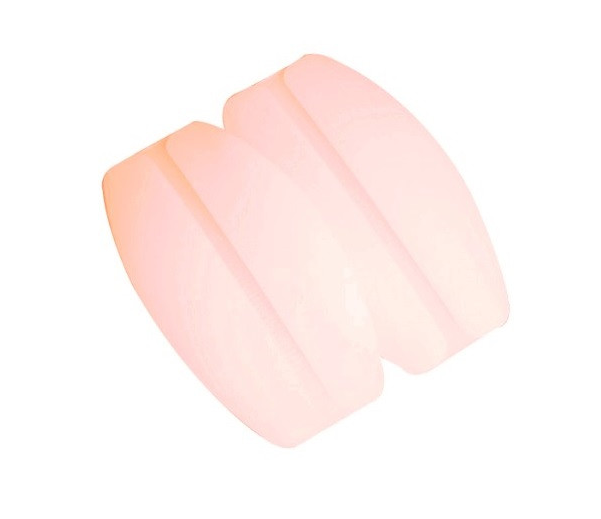 Силіконові підкладки під бретелі бюстгальтера Lihualan тілесні, 1 пара (KG-7051), фото 1