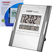 Электронные часы с термометром KK 3810 N / Многофункциональные настольные часы с большим дисплеем