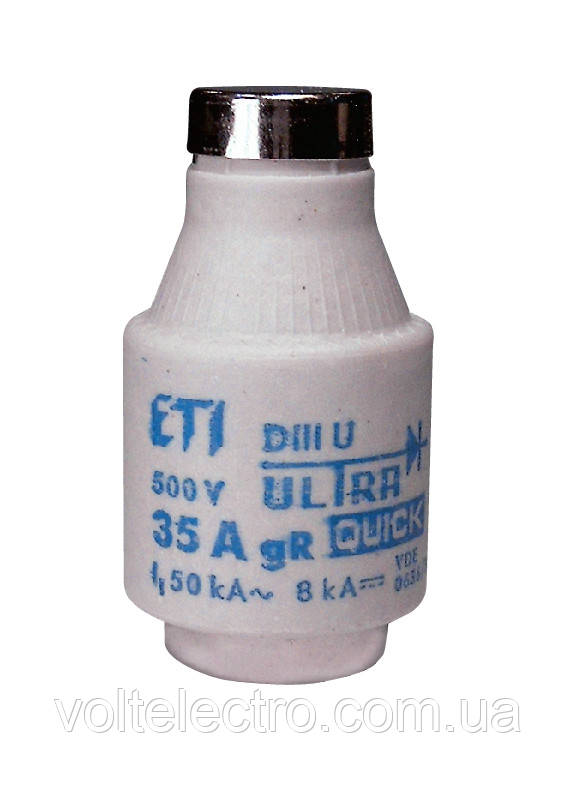Запобіжник надшвидкий DIIІ UQ 35А