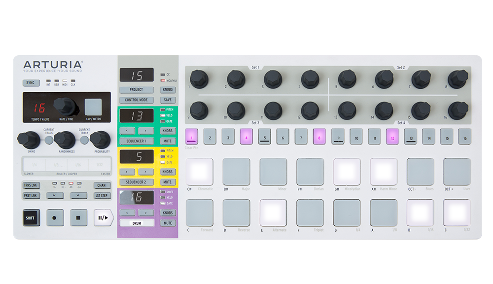 Arturia Beatstep Pro White - фото 1 - id-p1794921722