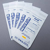 Крафт пакеты 100х200мм для стерилизации, "ProSteril" , белые (100 шт / уп )