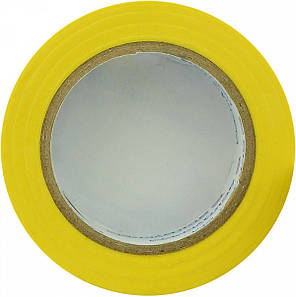 Ізоляційна стрічка ПВХ жовта 0,13мм*19мм/10м АСКО-УКРЕМ для електроізоляції проводів, фото 3