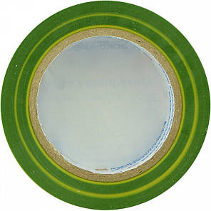 Ізолента ПВХ жовто-зелена 19мм/10м, АСКО-УКРЕМ для електроізоляції проводів, фото 2