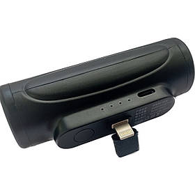 Power Bank без USB 5000 mAh з ліхтариком, для пристроїв з Lightnin | Компактний портативний зарядний пристрій