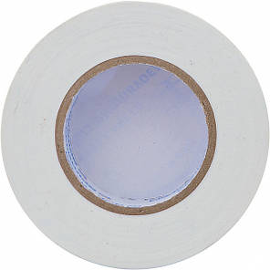 Ізолента АСКО-УКРЕМ біла ПВХ 0,13мм*19мм, довжина 20м, морозостійка, фото 2