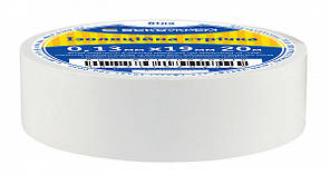 Ізолента АСКО-УКРЕМ біла ПВХ 0,13мм*19мм, довжина 20м, морозостійка, фото 3