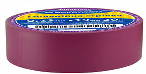 Ізолента фіолетова АСКО-УКРЕМ 19мм, 20м, ПВХ, одностороння, 50°C, фото 3