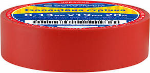 Ізолента червона ПВХ 0,13мм*19мм/20м АСКО-УКРЕМ для електроізоляції проводів, фото 3