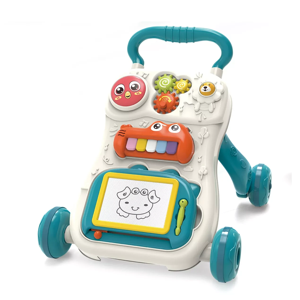 Ходунки-каталка інтерактивні Baby Walker бірюза