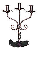 Свічник кований на 3 свічки