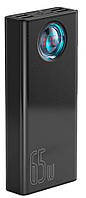 Зовнішній акумулятор (павербанк) Baseus Amblight 65W 30000mAh Black (PPLG-A01, PPLG000101)