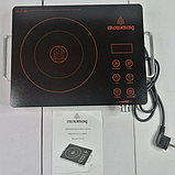 Електроплита інфрачервона Crownberg CB-1324 одноконфоркова 2000 Вт, фото 10