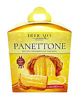 Паска Панеттоне з лимонним кремом Delicato PANETTONE Limoncello, 900 г (8004970152068)