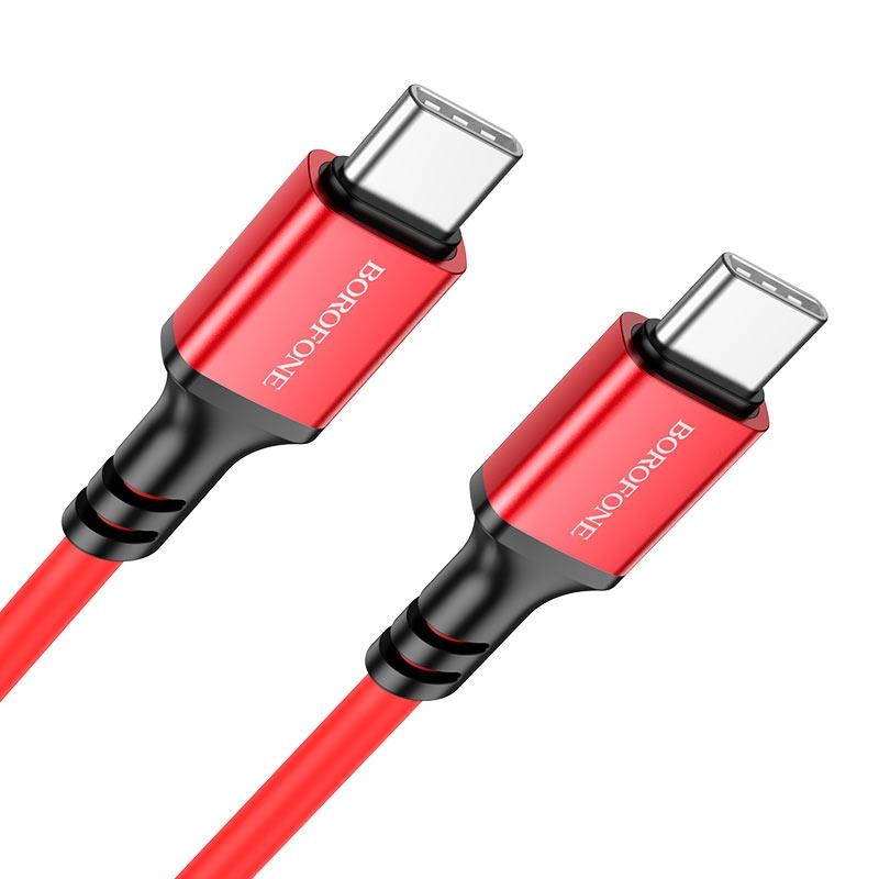 Кабель Type-C - Type-C BOROFONE BX83 1м Червоний, фото 1
