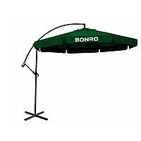 Зонтик садовый с наклоном зеленый Bonro 3 метра (90000005)