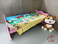 Детский мягкий плед покрывало из флиса в кроватку Украина флисовый 110х140