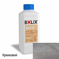 Лессировочный препарат для декоративных эффектов Bolix DECO Lazur, прозрачный, 5 л, кремовый