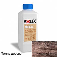 Лессировочный препарат для декоративных эффектов Bolix DECO Lazur, прозрачный, 1 л, тёмное дерево