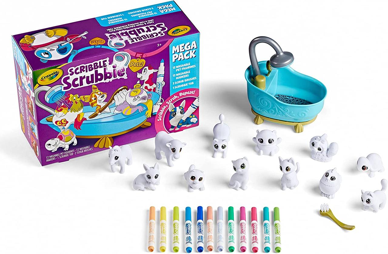 Blue Mega Pack Crayola Scribble Scrubbie Pets Mega Pack