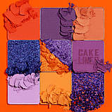 Палітра тіней для повік Color Block Orange&Purple Eyeshadow Huda Beauty, фото 4