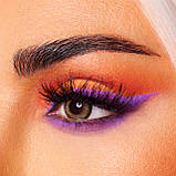 Палітра тіней для повік Color Block Orange&Purple Eyeshadow Huda Beauty, фото 5
