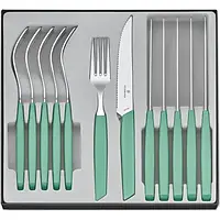 Набор столовых приборов Victorinox Swiss Modern Table Set Vx69096.12W41.12 Mint Green 12шт