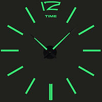 60-130 см, Часы на стену 3д, часы интерьерные кварцевые, красивые часы на стену, часы для комнаты 12 Time