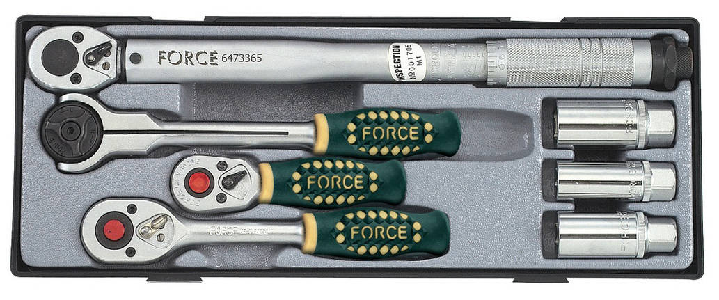 Набор инструмента FORCE T30712 3/8" 7 пр., фото 1