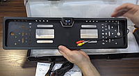 Камера заднего вида в рамке автомобильного номера 12v з подсветкой