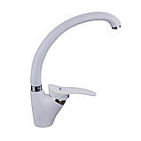 Змішувач для кухні Frap F4101-12, білий, фото 2