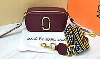 Женская сумка Marc Jacobs клатч кросс боди Марк Джейкобс марсал, брендовые женские сумки