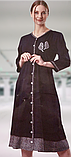 Трикотажний жіночий халат Великі розміри Туреччина, фото 2