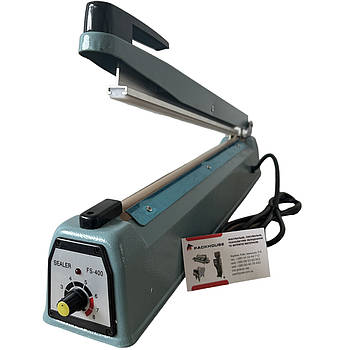 Настільний запайщик пакетів FS-400/5 IRON (ручний, 400*5 мм)