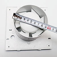 Вентилятор 100×100 мм витяжний у ванну або санвузол із декоративною кришкою, 15 Вт, 90 м3 на годину, 220 В