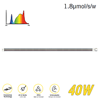 Led лампа для растений Cosmorrow 40w PPE 1.8 L90cm BLOOM