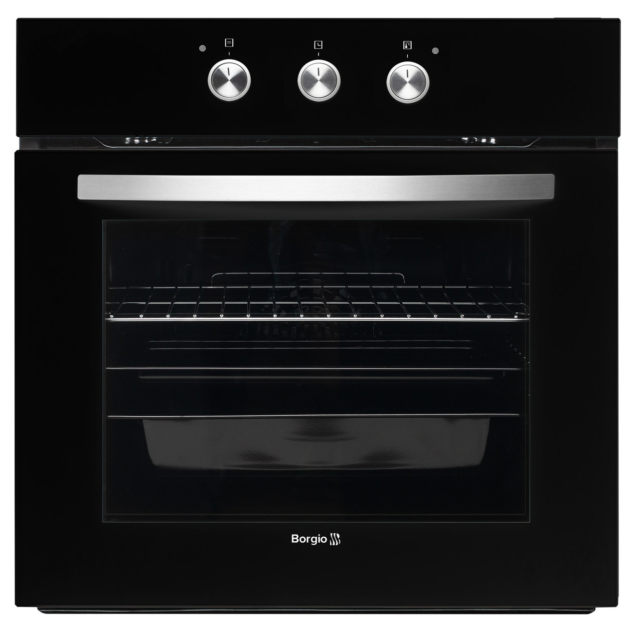 Електрична духова шафа BORGIO OFA 206.02 V (Black Glass) Чорне скло