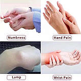 Турмаліновий пластир для терапії артриту зап'ястка, великого пальця, шия, спина, коліна 10 шт., фото 8